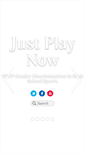 Mobile Screenshot of justplaynow.org